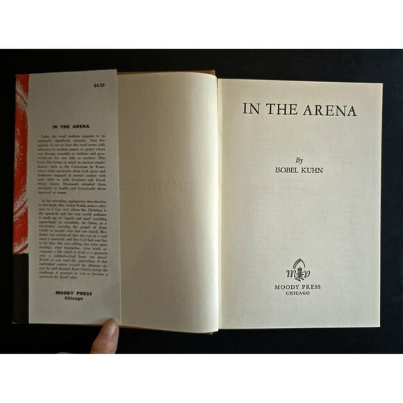 Nests Above The Abyss 1964 & In the Arena 1958 Isobel Kuhn Moody Press HCDJs - Picture 5 of 8